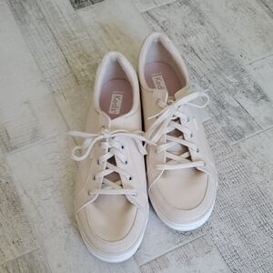 Keds Cream Light Beige Sneakers Minimalist Design Comfort Women's 10